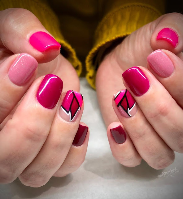 Nail Art - 35+ Cute And Simple Pink Nails Art Ideas - WPICC.Blog