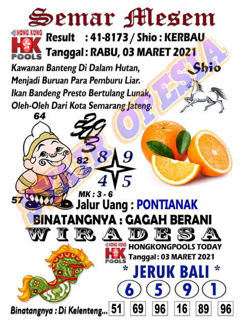 Forum Syair Hongkong 3 Maret 2021 Royal Syair