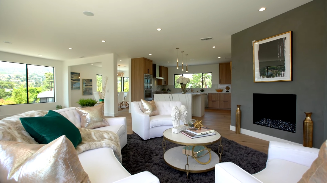 32 Interior Design Photos vs. 2381 E Allview Terrace, Los Angeles Luxury Home Transformation Tour