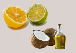 Lemon juice with coconut Oil