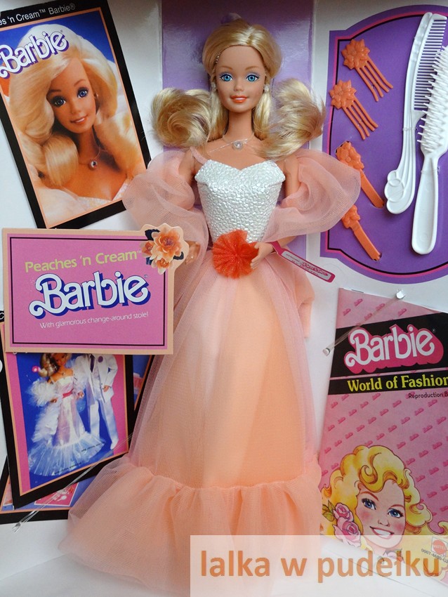 **lalka w pudełku** Peaches 'n Cream Barbie® 1985 My Favorite 2009