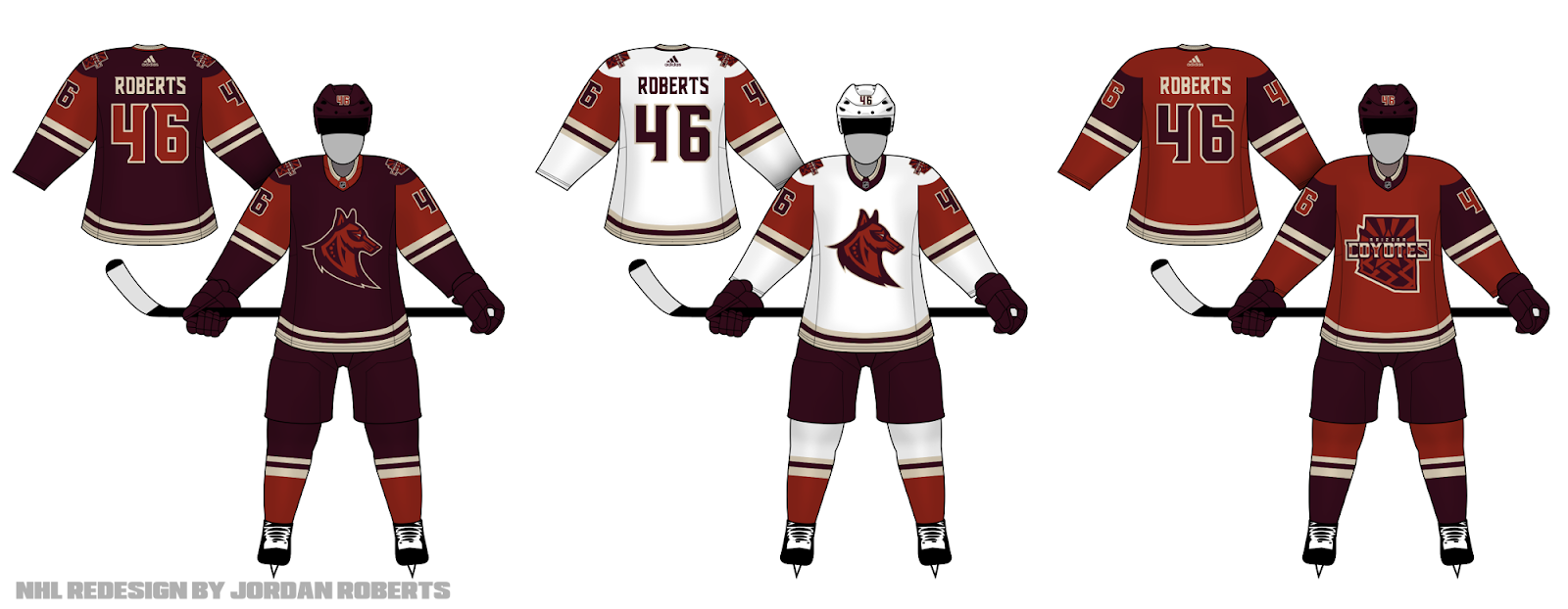 Chris Creamer  SportsLogos.Net on X: The Arizona Coyotes new #ReverseRetro  jersey has leaked, another version of their late '90s desert landscape  look. #Yotes #NHL Story:   /  X