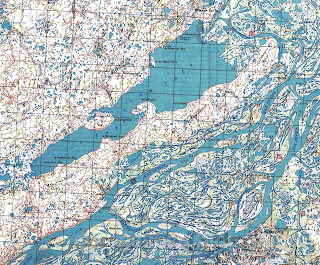 Озеро Голодная Губа на карте округа