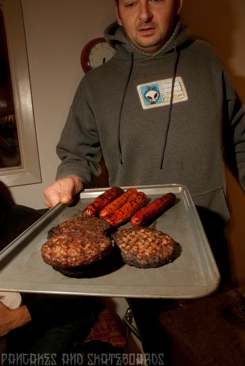 Pancakes and Skateboards! Fred throws parties!
