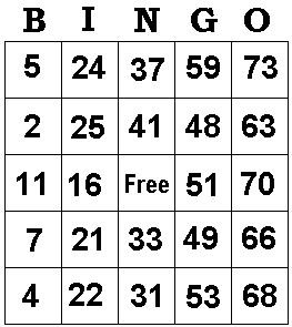 The Mathematical Tourist: Probabilities in Bingo