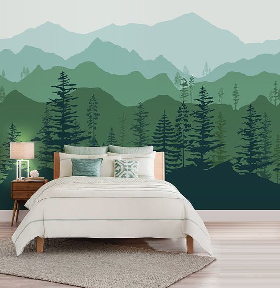baby room mountains