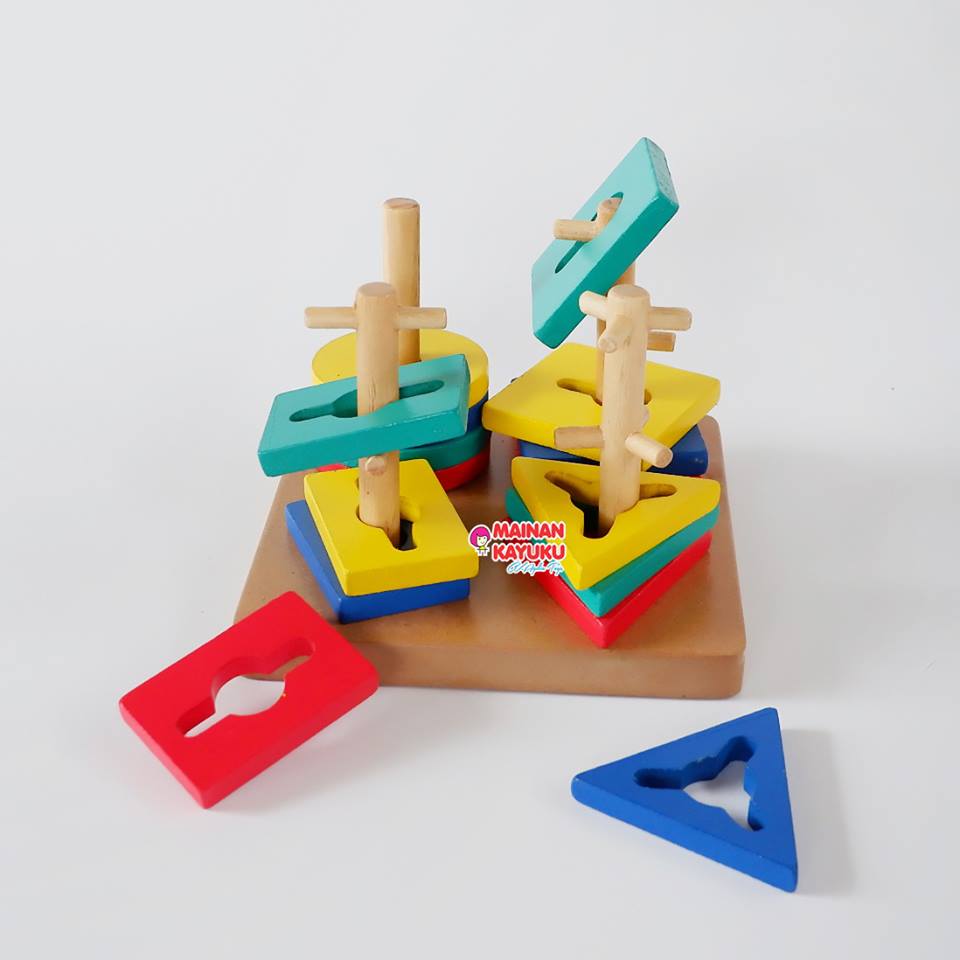 Menara Kunci Geo Mainan Edukasi - SEBUTIK EDUTOYS