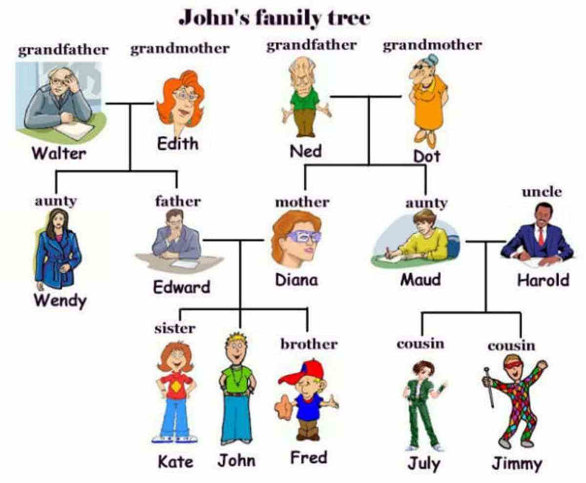 English Honori Garcia Different Types Of Family