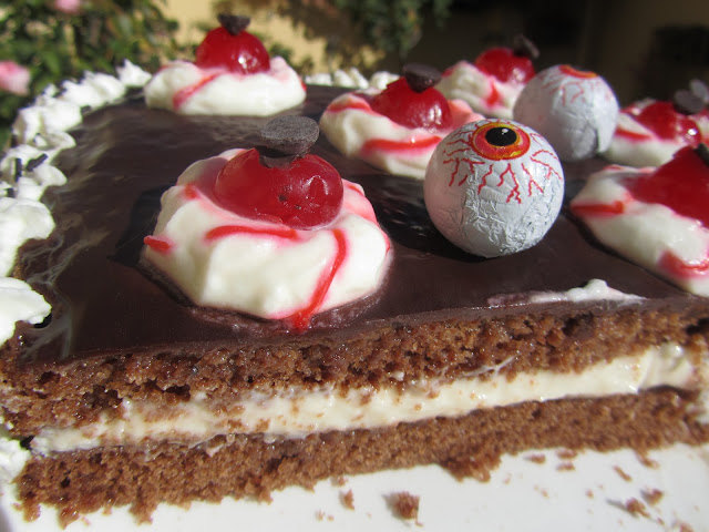 Tarta todo chocolate (ojos sangrientos) 