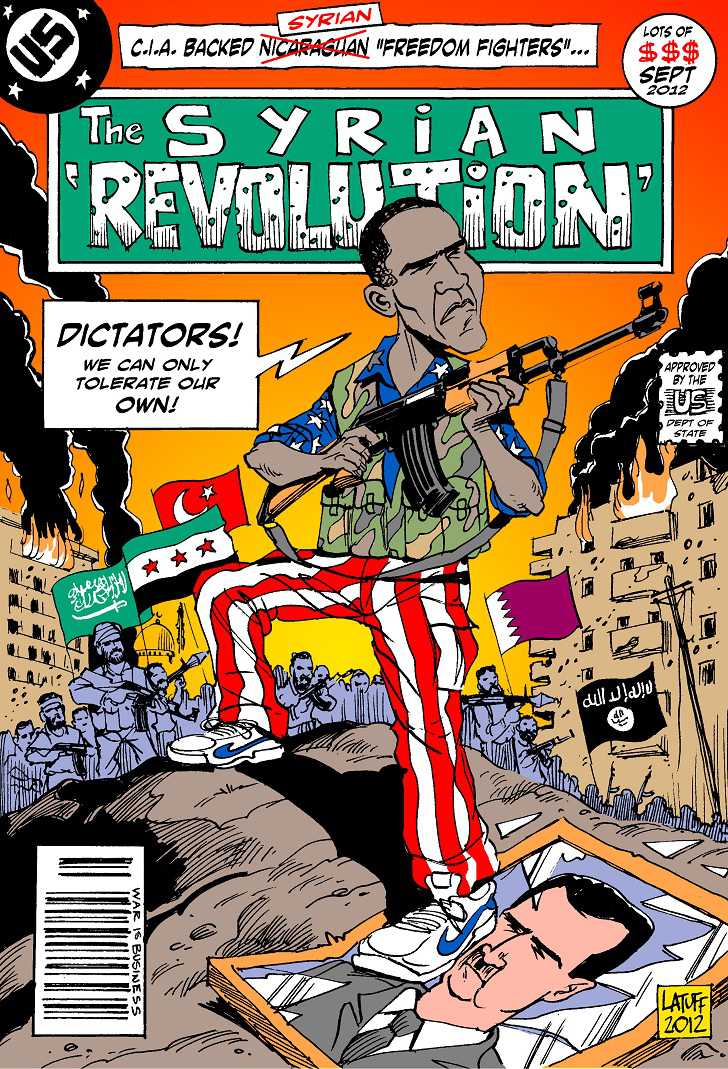 Syrian Revolution by latuffcartoons.wordpress.com Syrian Revolution by latuffcartoons.wordpress.com