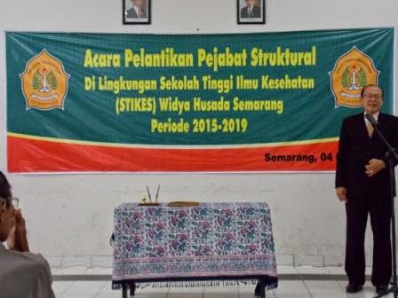 Stikes Widya Husada Semarang Lantik Pimpinan Baru