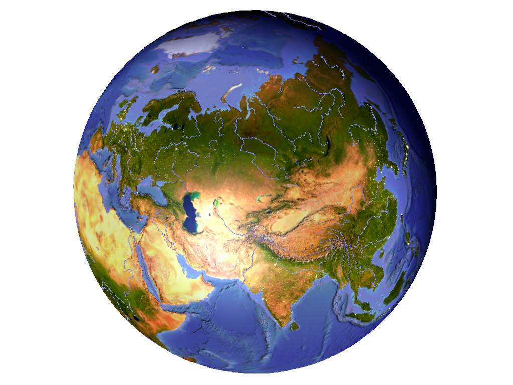 Глобус онлайн карта мира 3д