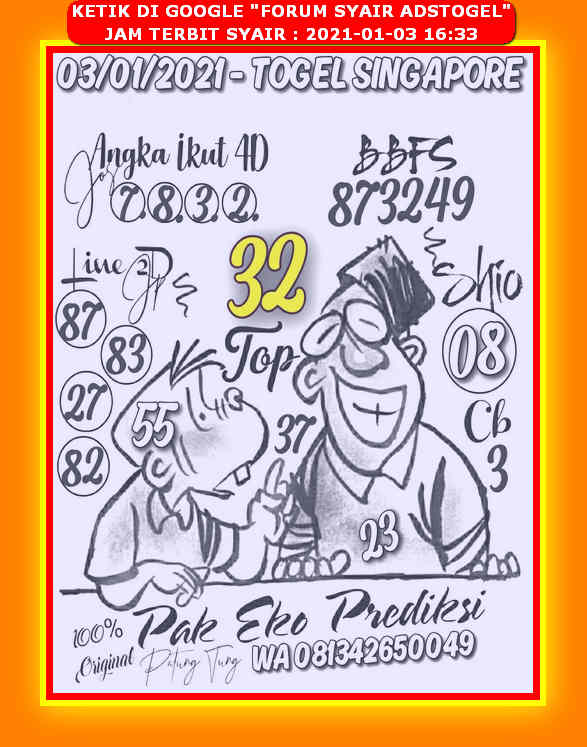 1 New Message) Kode Syair Singapore 3 Januari 2021 - Forum Syair Togel  Hongkong Singapura Sydney