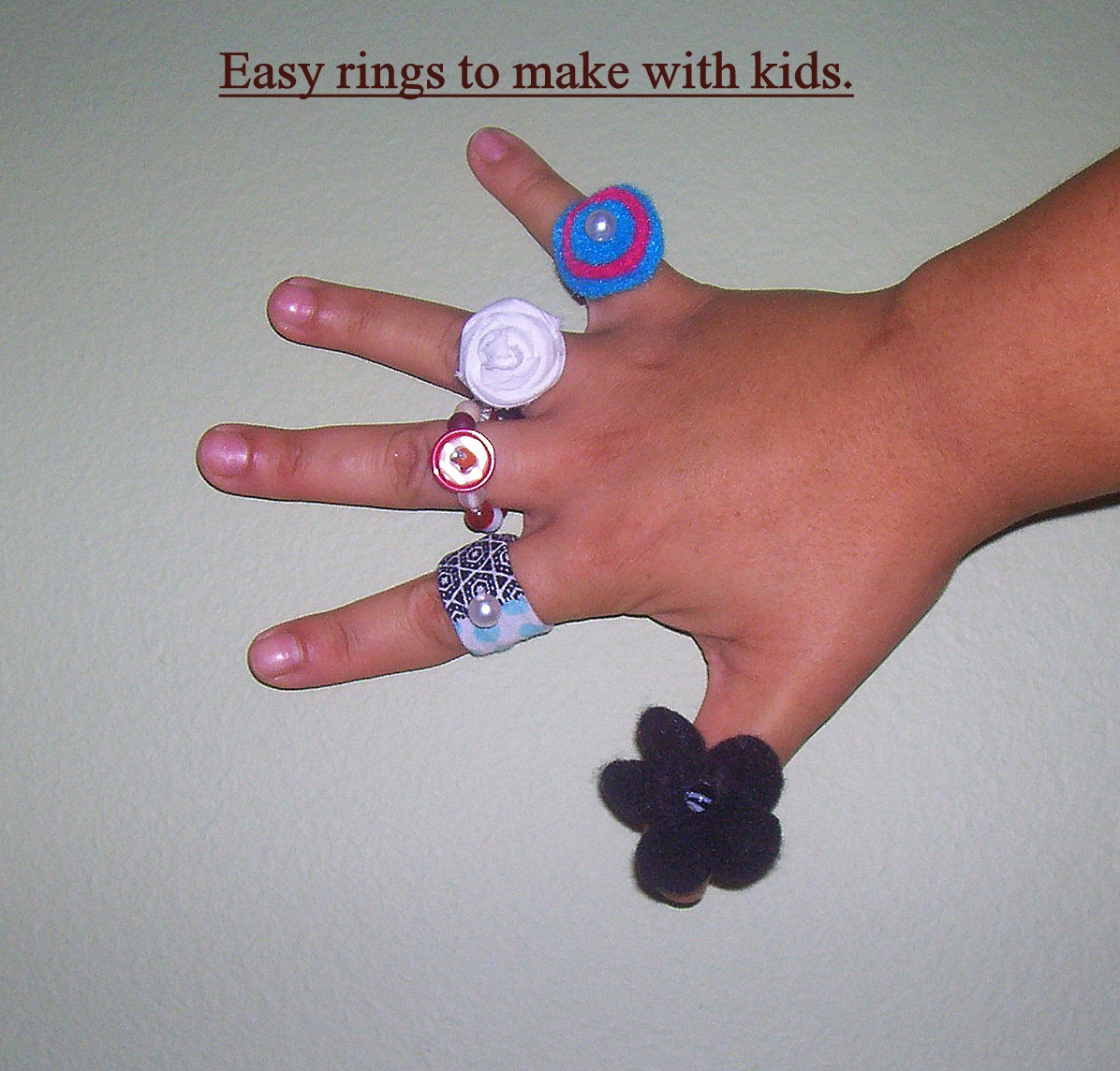 Pinkytopia Crafts By Sabrina Easy Cute Girly Girls Rings