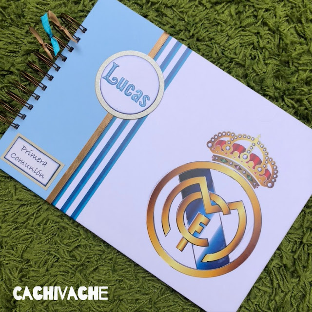 Libro de firmas de comunión Del Real Madrid