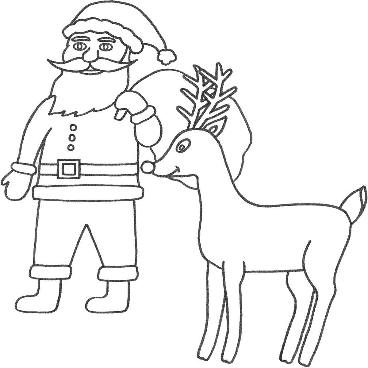 Coloring Pages: Santa Claus Coloring Pages Free and Printable