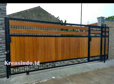 Harga Pintu Besi Kombinasi Kayu dan Berbagai Macam Model Terbaru