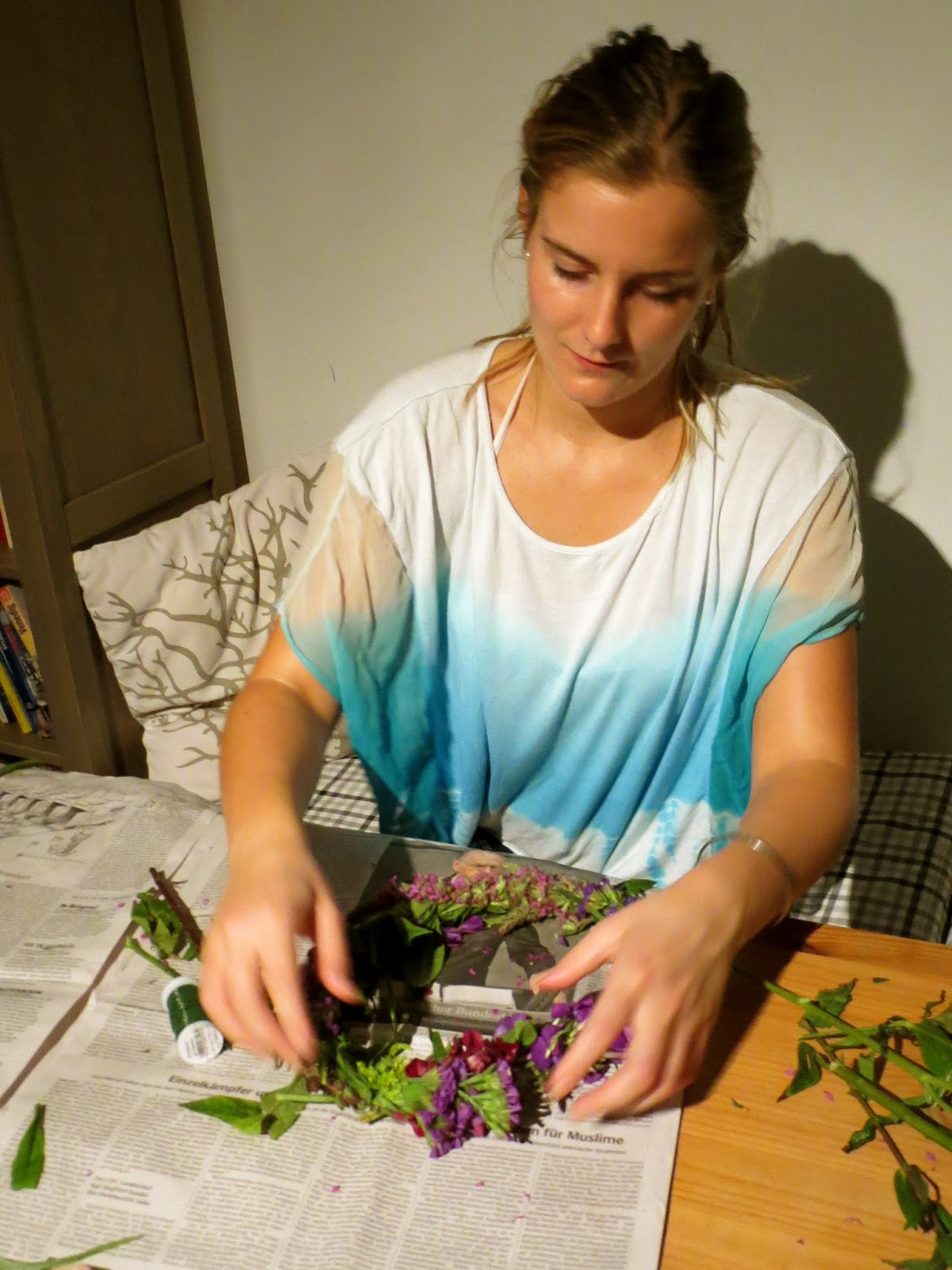 Queen of Swedish flower crowns