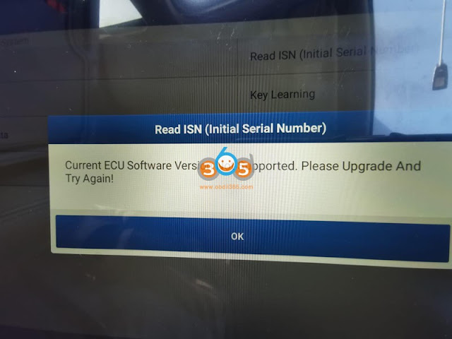 Launch X431 XPROG3 BMW CAS4 ECU Not Supported 2