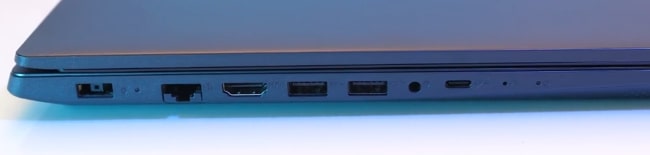 Ports on the left side of Lenovo IdeaPad L340 laptop.