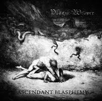 pochette PLAGUE WEAVER ascendant blasphemy, EP 2021