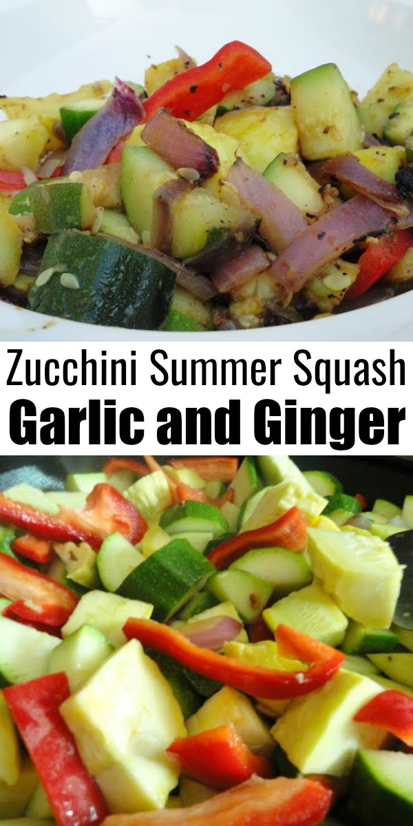 Zucchini and Summer Squash with Ginger and Garlic Serena Bakes Simply