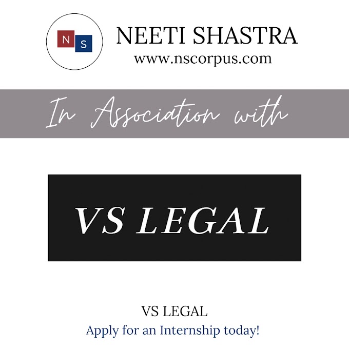 INTERNSHIP WITH VS LEGAL ASSOCIATES BY NEETI SHASTRA