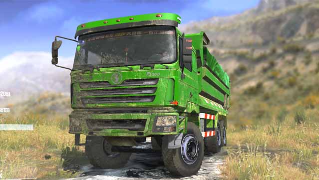 Mod Dump Truck Shacman F3000 6×6