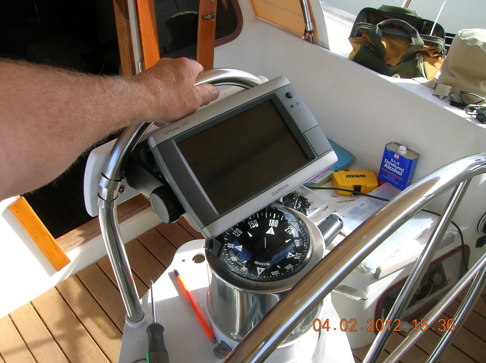 Chip & Debbie Willis on s\v Elegant'sea Concept of fabrication for