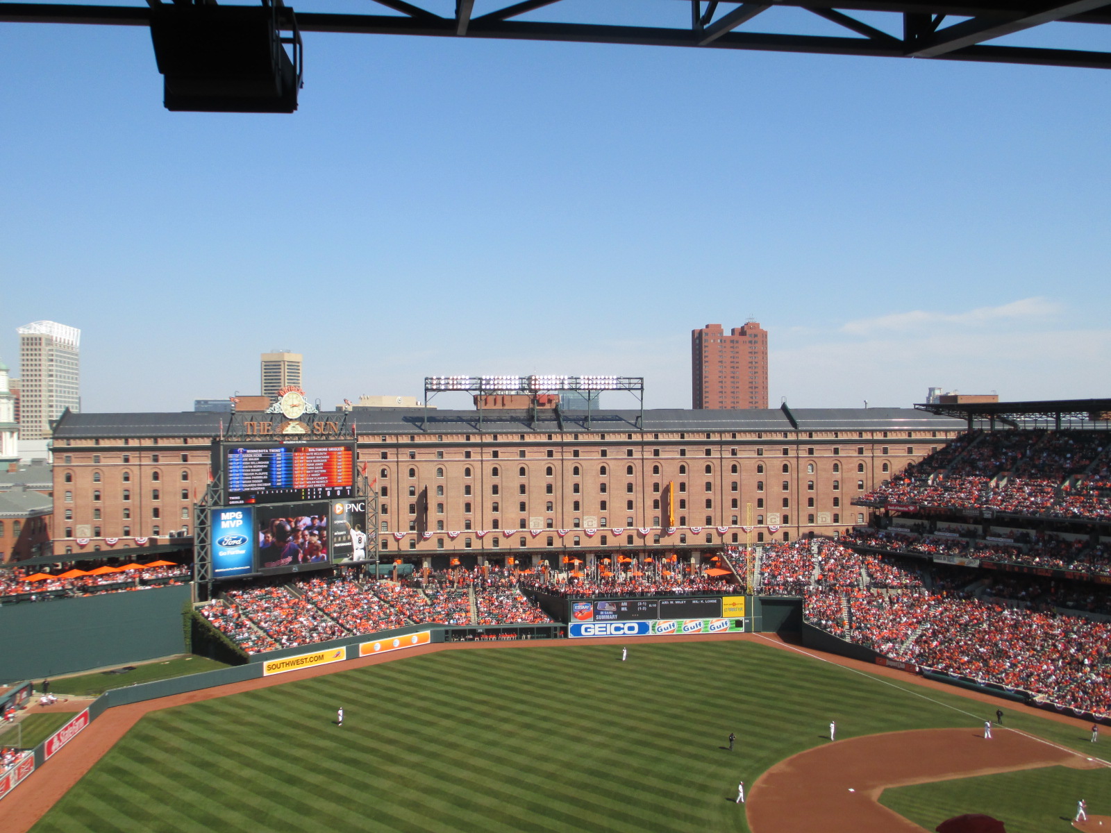 Baltimore You are Marvelous Opening Day at Camden Yards