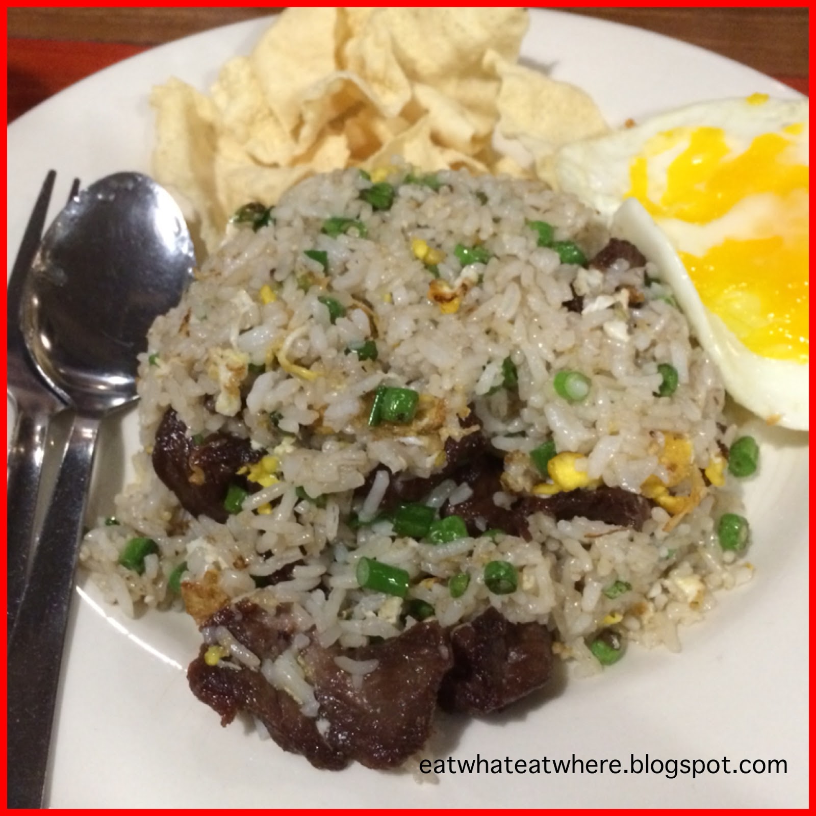 Eat what, Eat where? How many ways can you eat fried rice?