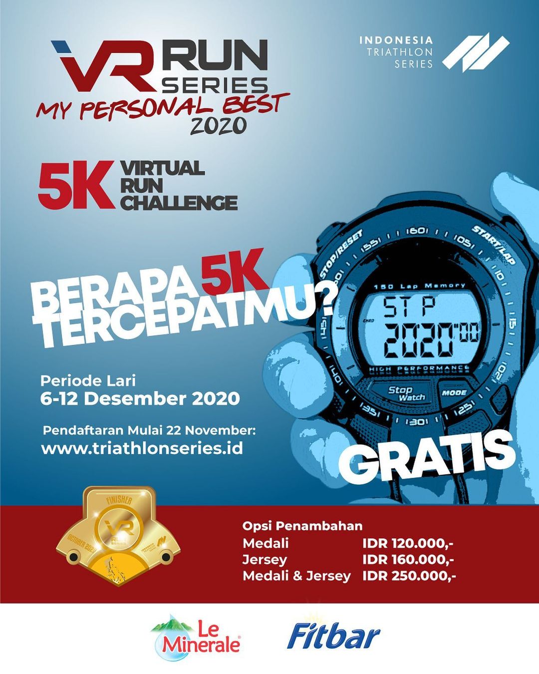 🔍 Indonesia Triathlon Series - VR Run Series ∙ My Personal Best • 2020 Indonesia Triathlon Series - VR Run Series ∙ My Personal Best • 2020