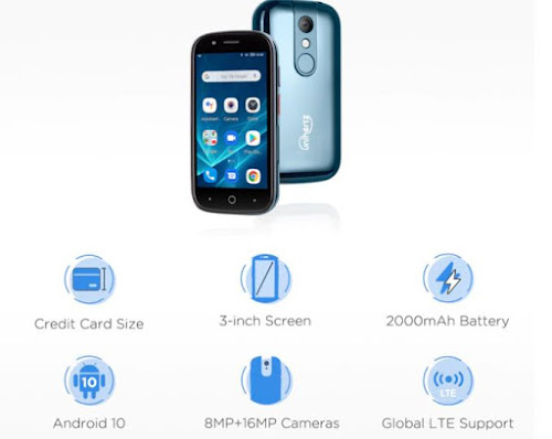 क्रेडिट कार्ड इतक्या साईजचा नवा Jelly २ स्मार्टफोन लाँच |Credit Card Size Smartphone Launched