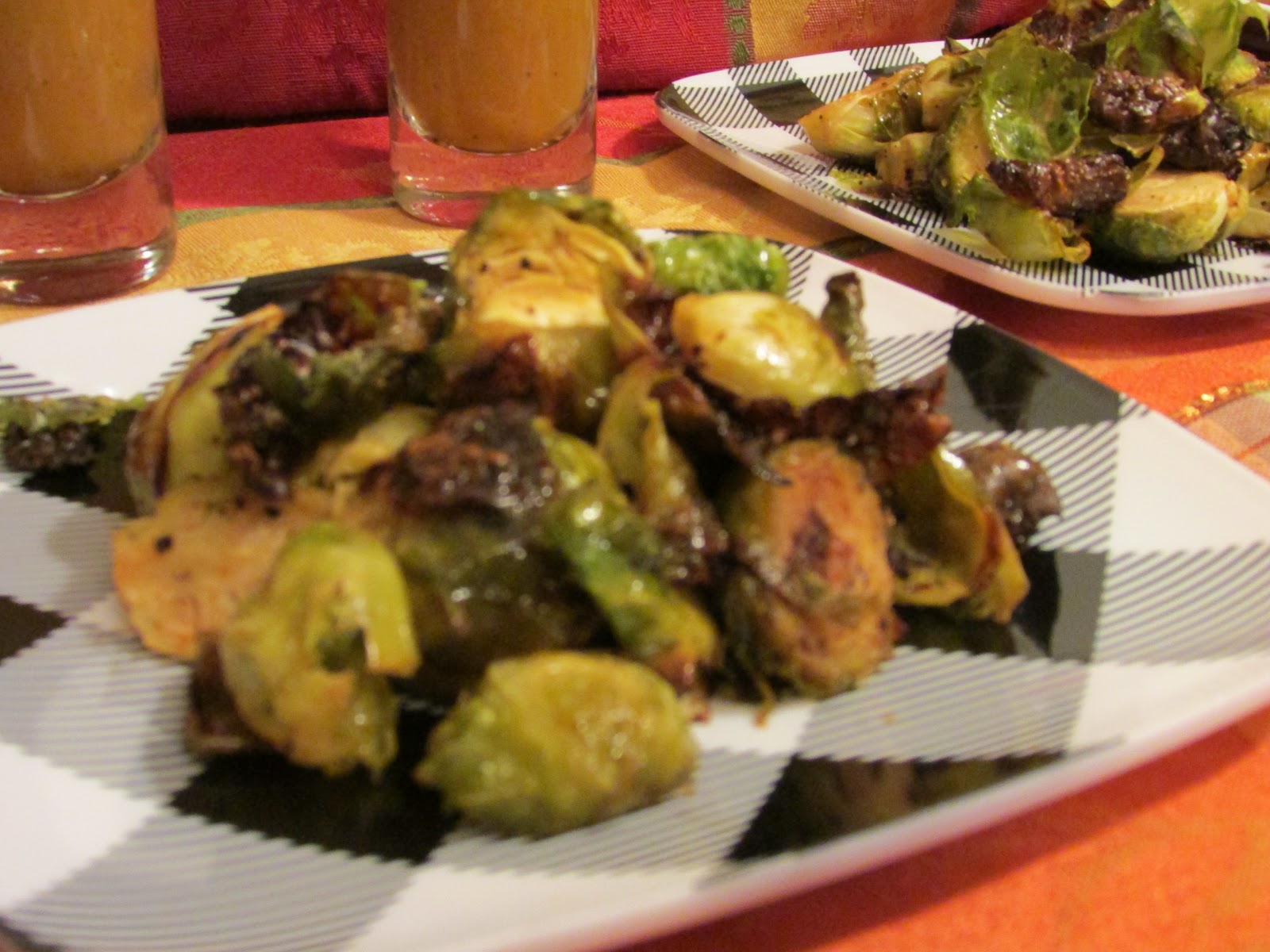 Roasted Brussels Sprouts with Honey, Sriracha, and Lime