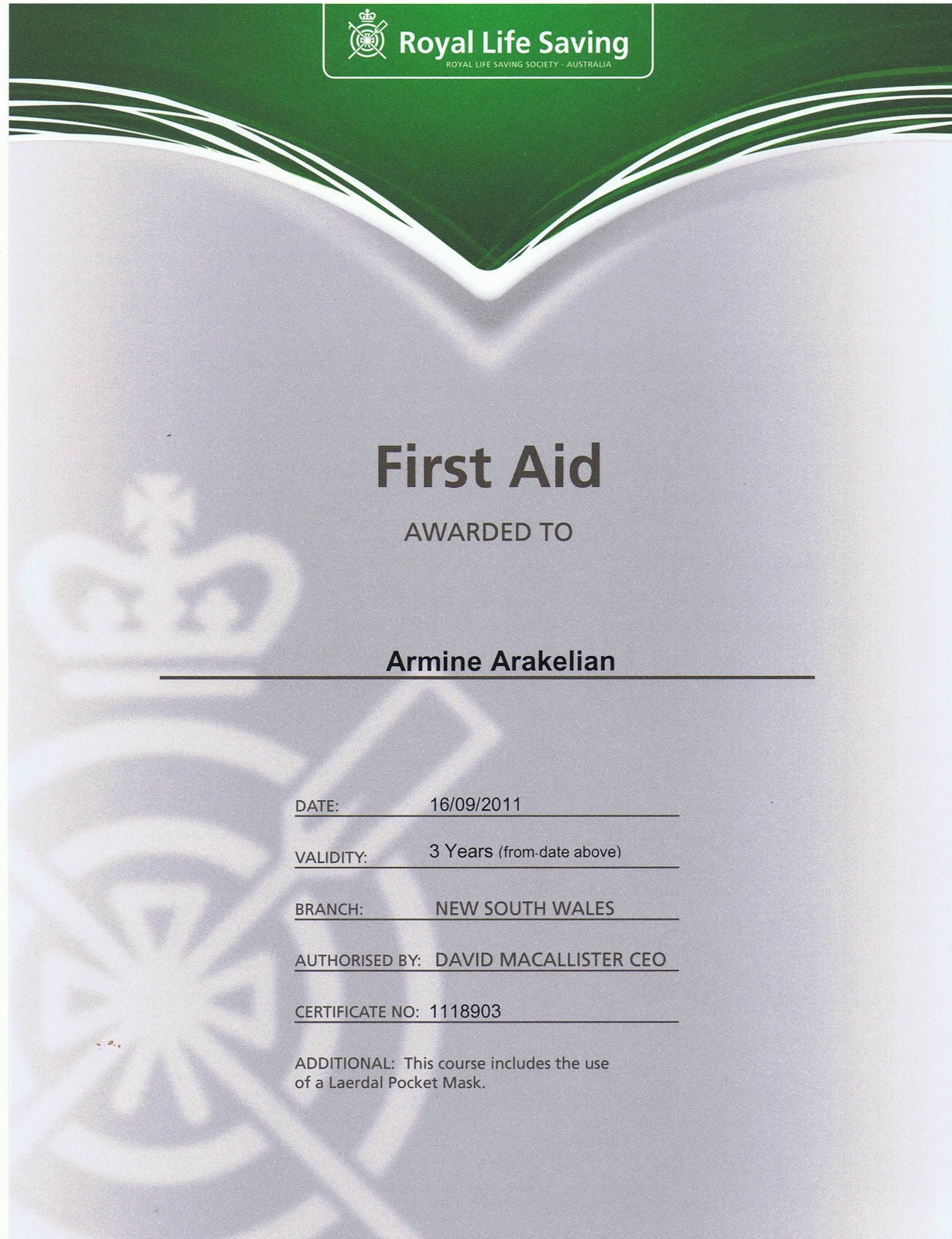 Armine_EntertainmentHSC2012