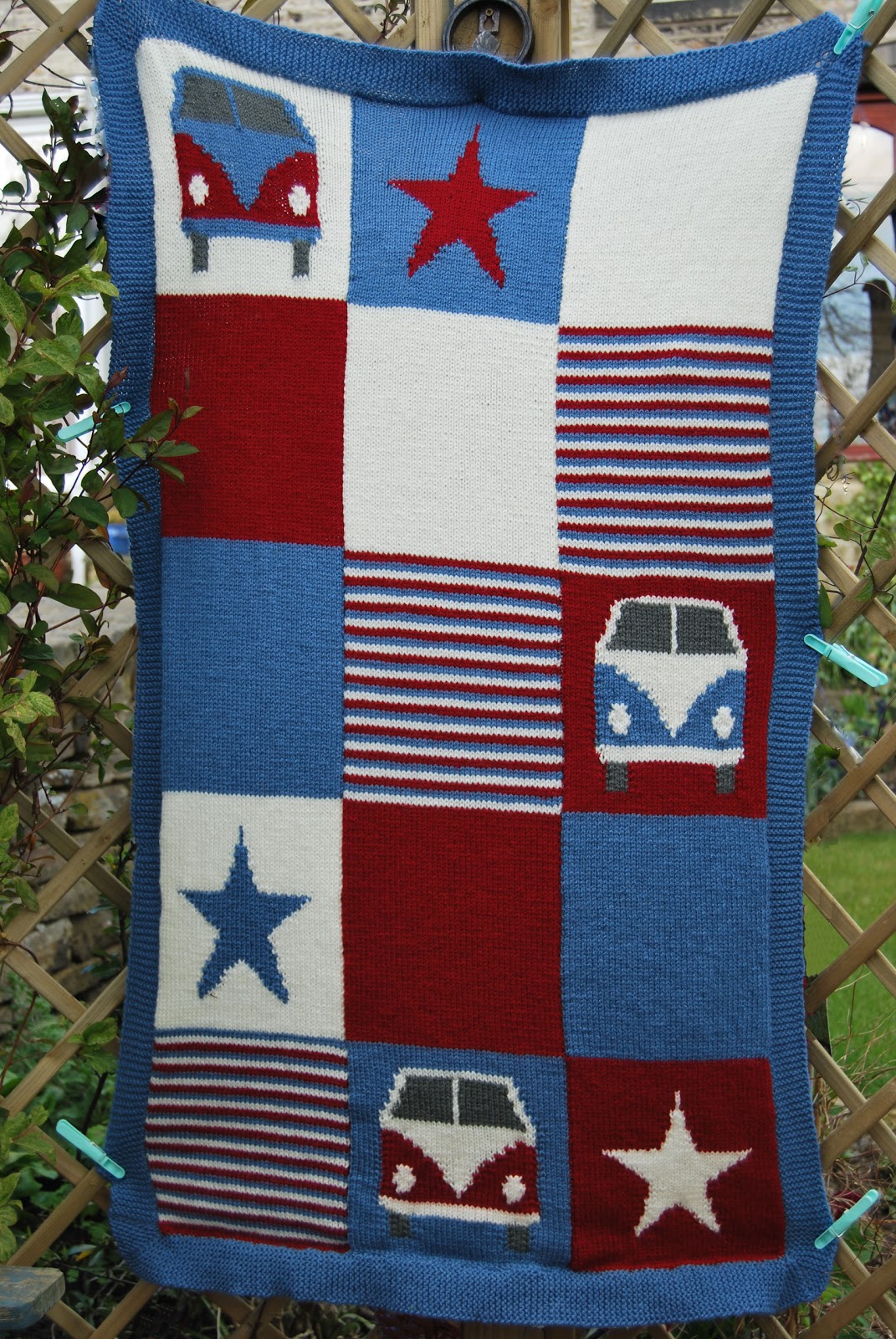 Snug in a Dub Knit yourself a Campervan Blanket