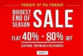 Snapdeal - end of season sale