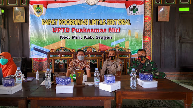 Satukan Persepsi, Rapat Koordinasi Lintas Sektoral se-Kecamatan Miri Digelar