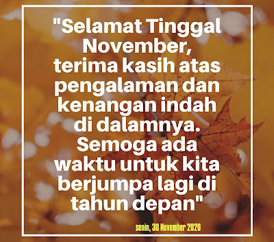 ucapan selamat tinggal bulan november 2020 ucapan selamat tinggal bulan november 2020