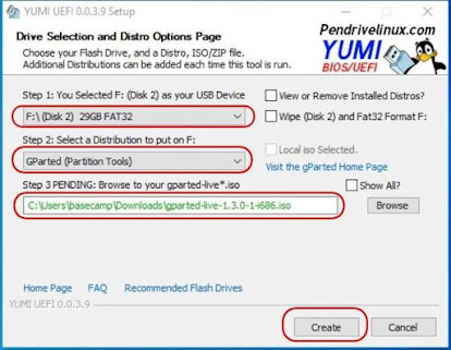 Cara Membuat Gparted Live USB