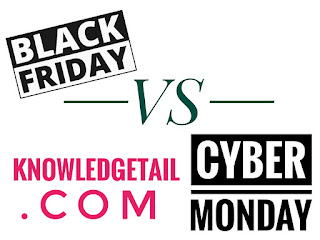 What is the difference : Black Friday vs. Cyber Monday