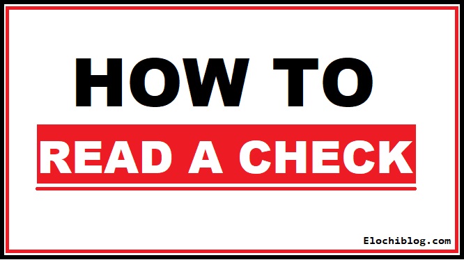 How to read a Check Number
