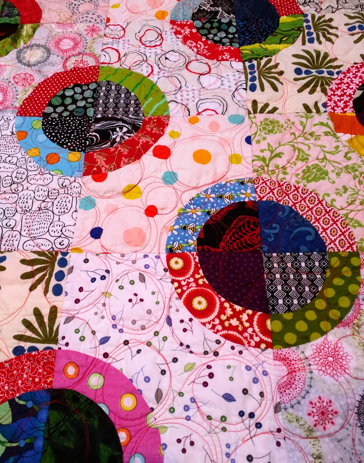 Fret Not Yourself Polka Dot Quilt for a Great Debater