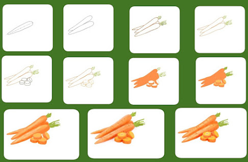 How-to-draw-a-carrot
