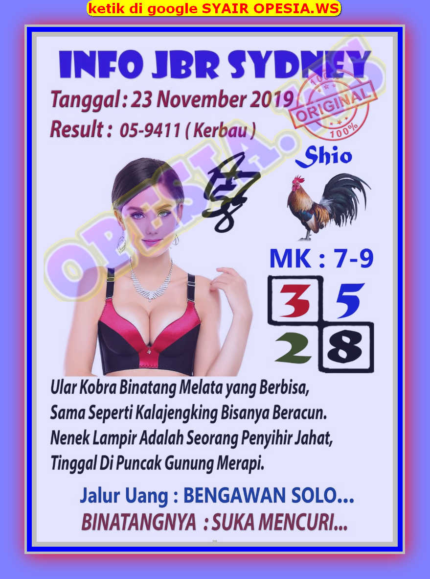 1 New Message Kode Syair Sydney 23 November 2019 Forum Syair Togel Hongkong Singapura Sydney