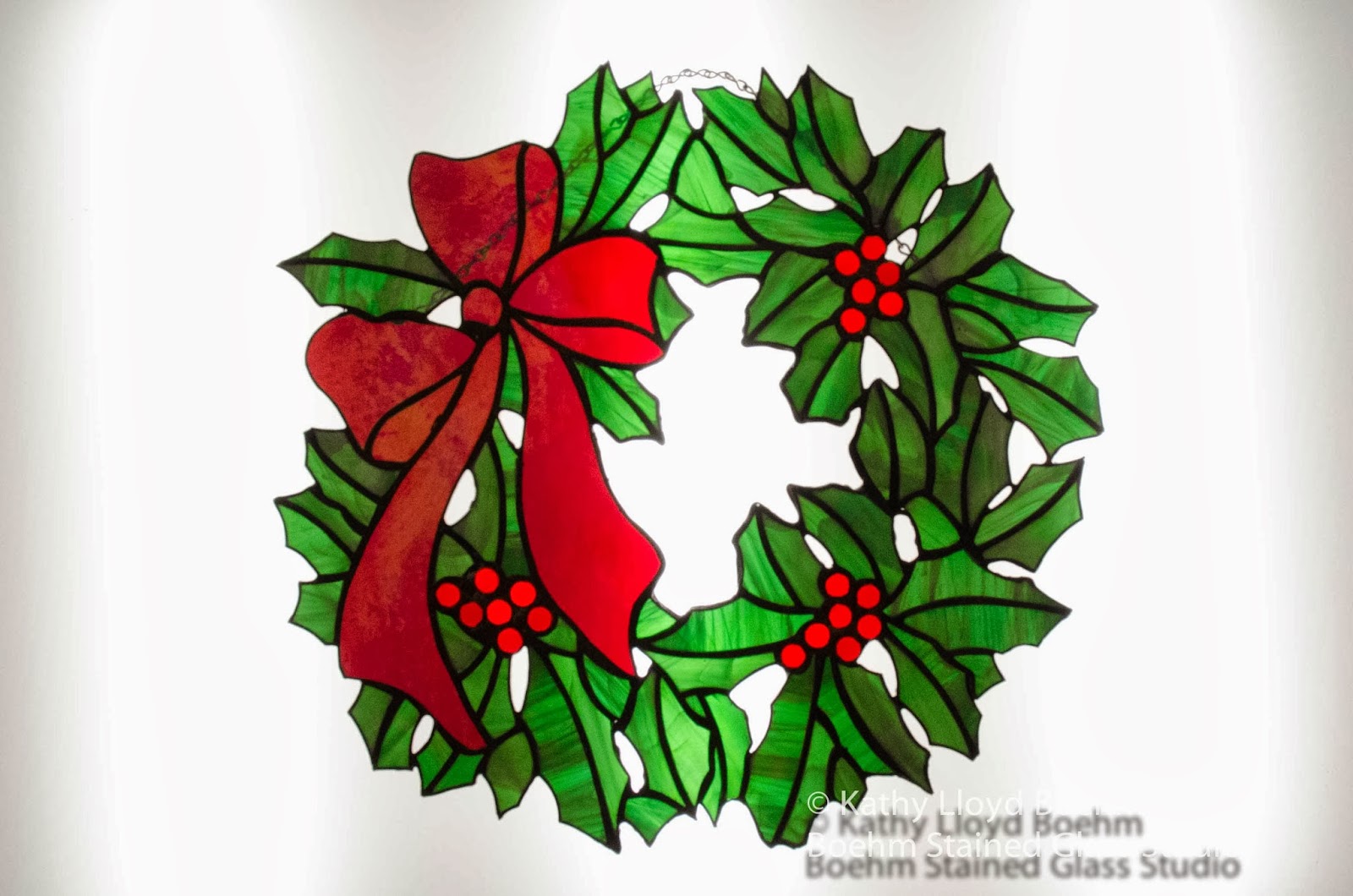 Boehm Stained Glass Blog Christmas Wreath Repair