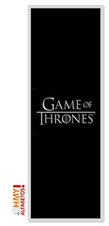 Abecedario con el Logo de Juego de Tronos. Alphabet with Game of Thrones Logo.