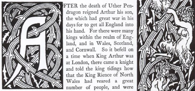 La mort d'Uther Pendragon dans Le Morte d'Arthur de Thomas Mallory