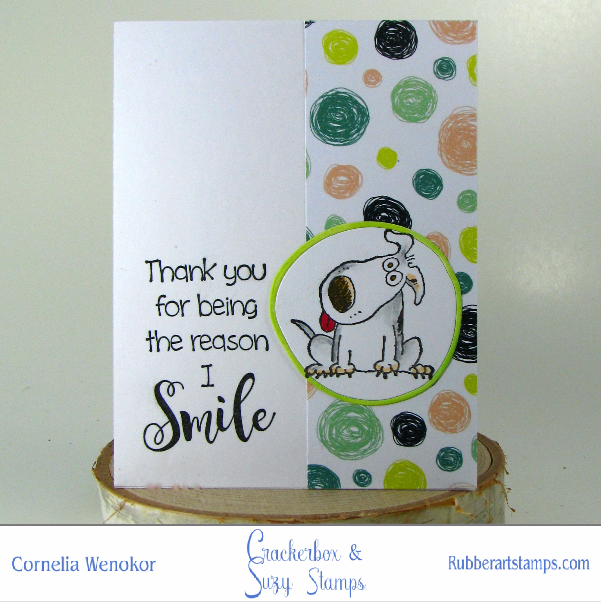 Crackerbox & Suzy Stamps Thanks for Making Me Smile