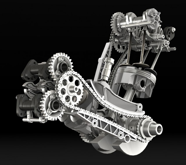 Ducati's flagship 1199 Panigale Modifikasi motor